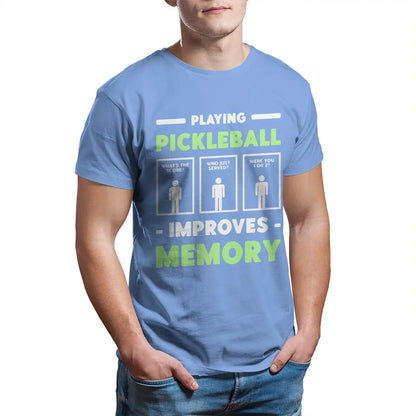 Playing Pickleball Improves Memory Printed T Shirt